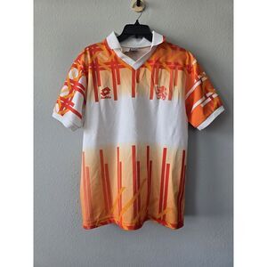 Vintage Lotto Netherlands Jersey 94-96 Orange Lion Retro Soccer Shirt #11 S/M